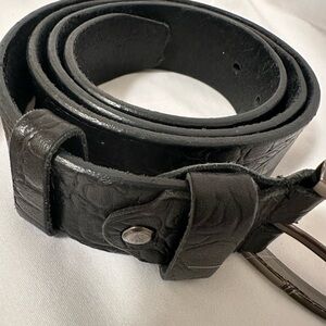 Women’s Black Leather Belt